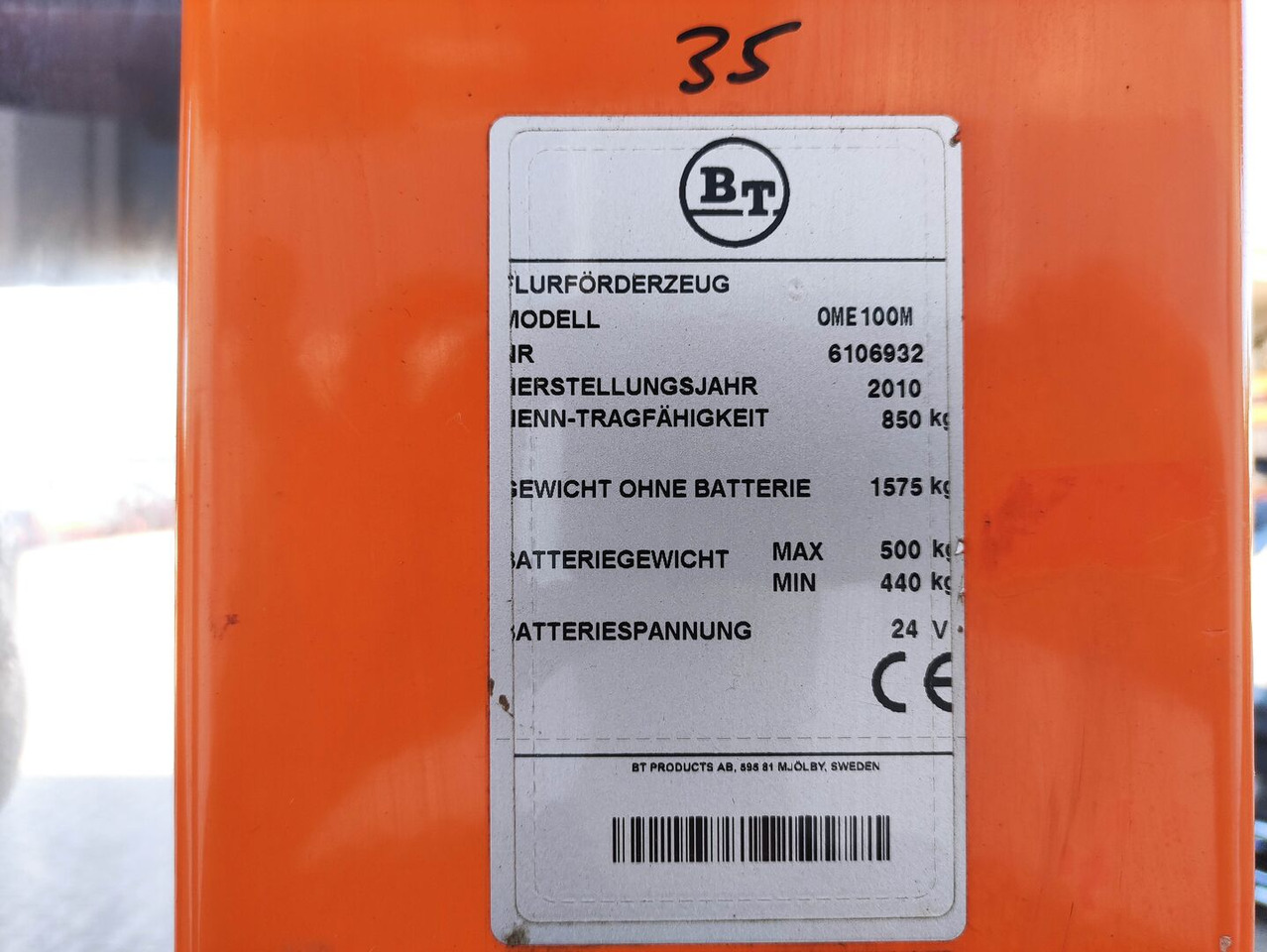 BT OME 100 M en leasing occasion BT OME 100 M: photos 6