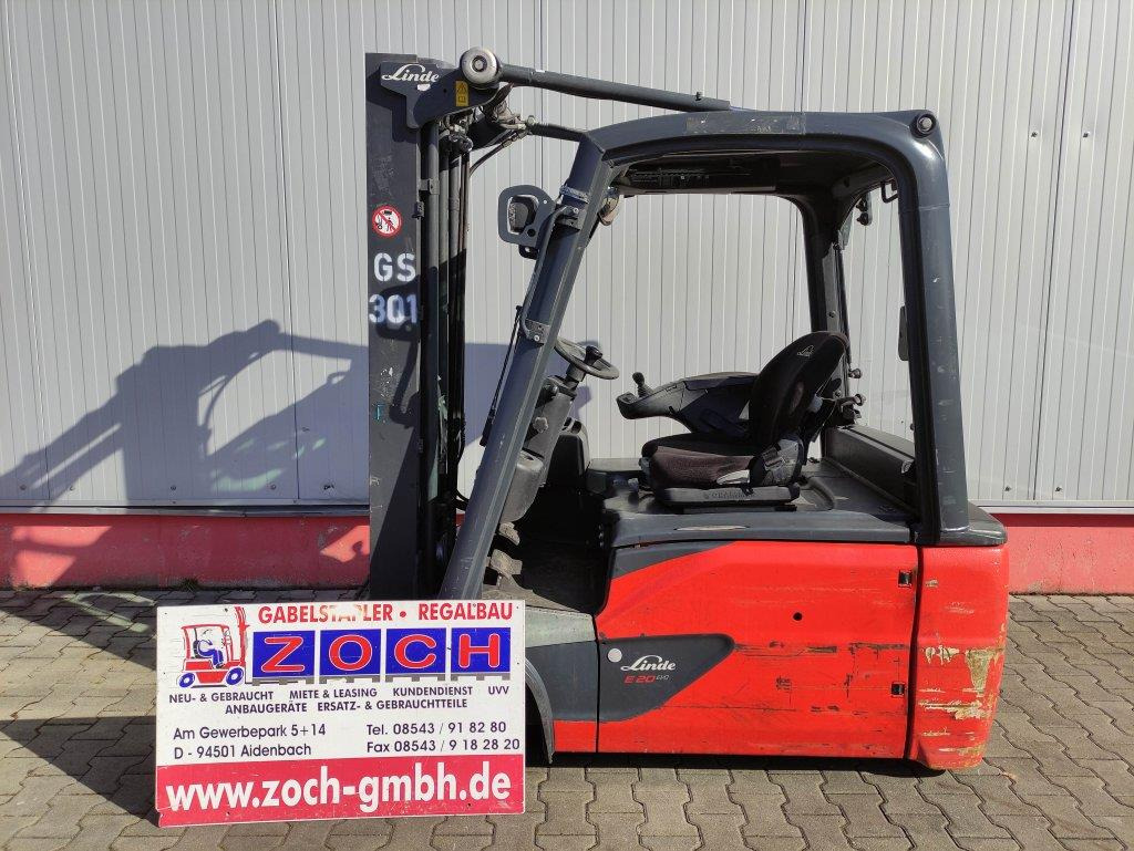 Linde E20L-02-386 - Chariot élévateur électrique: photos 1 Linde E20L-02-386 - Chariot élévateur électrique: photos 1