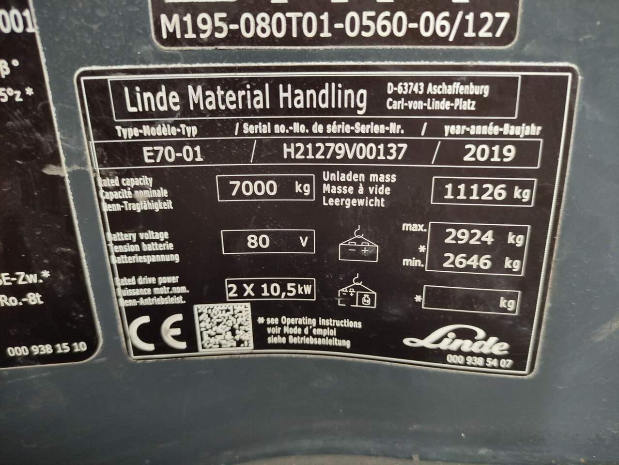 Linde E70-01-127 en leasing occasion Linde E70-01-127: photos 6