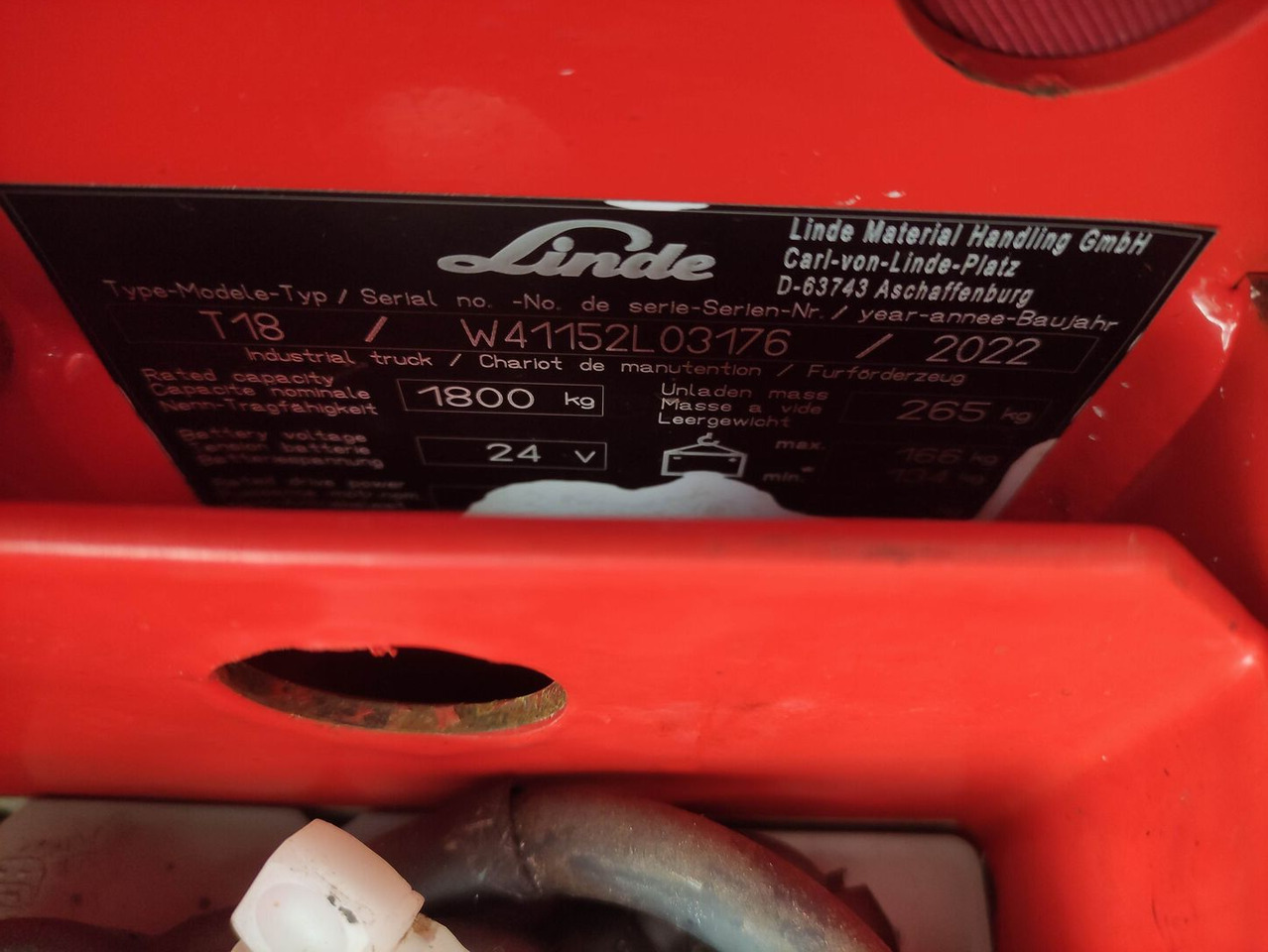 Linde T18-1152 - Transpalette: photos 5 Linde T18-1152 - Transpalette: photos 5