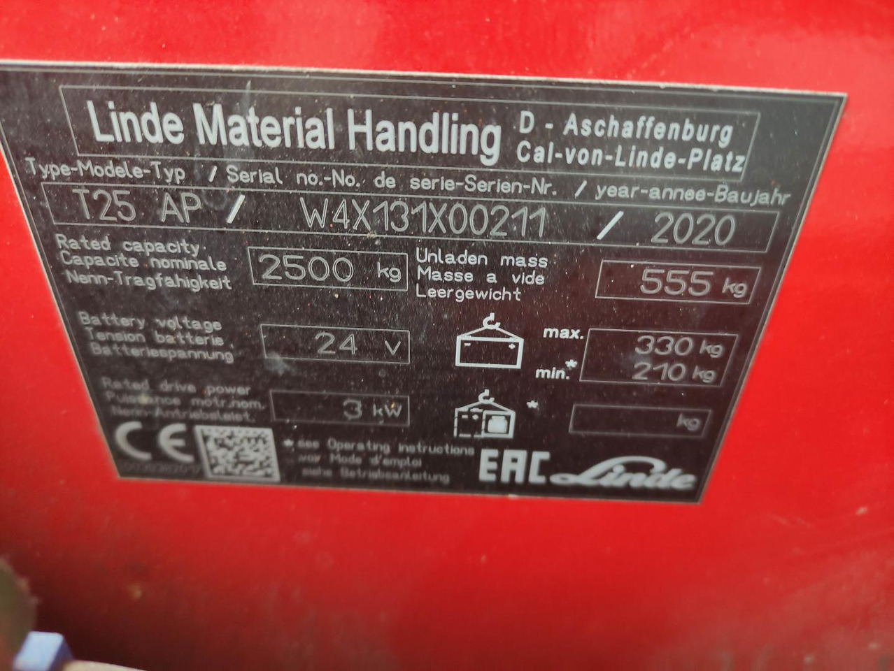 Linde T25 AP (LACK NEU) - Transpalette: photos 5 Linde T25 AP (LACK NEU) - Transpalette: photos 5