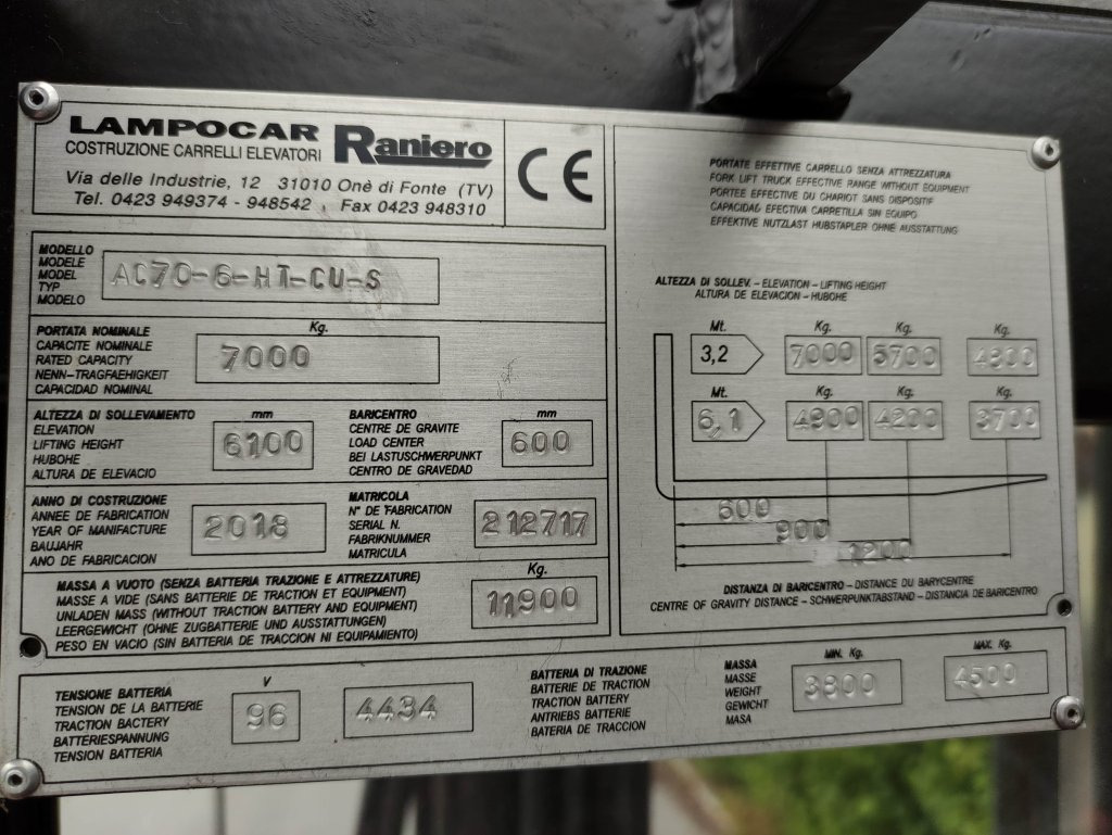 Raniero AC70-6-HT-CU-S en leasing occasion Raniero AC70-6-HT-CU-S: photos 6
