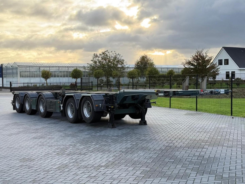 Broshuis 5AKCC GOEDE BANDEN RONDOM, BREEK CHASSIS, GOEDE CONDITIE, CONTAINERS. - Semi-remorque porte-conteneur/ Caisse mobile: photos 1 Broshuis 5AKCC GOEDE BANDEN RONDOM, BREEK CHASSIS, GOEDE CONDITIE, CONTAINERS. - Semi-remorque porte-conteneur/ Caisse mobile: photos 1