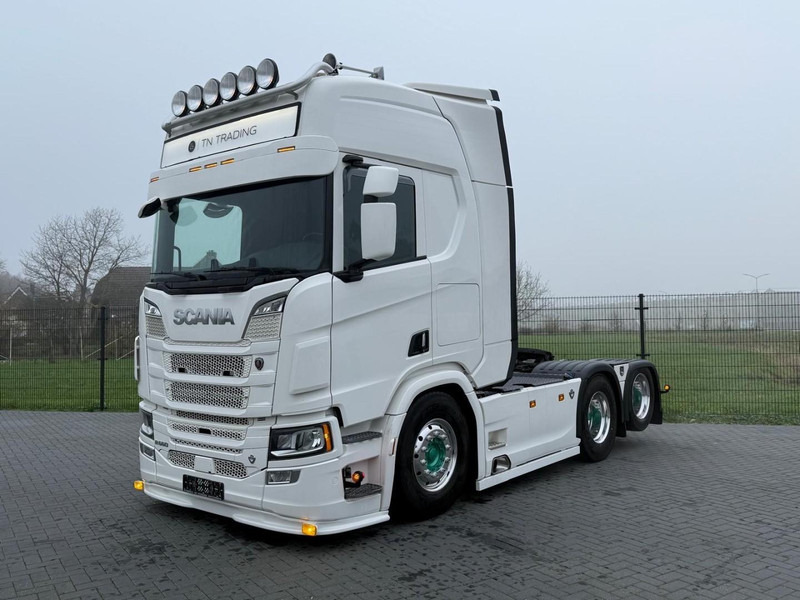 Scania R660 VOLLUCHT, ALCOA, LEER, RETARDER, TOP, NEGEN TONS VOORAS. - Tracteur routier: photos 2 Scania R660 VOLLUCHT, ALCOA, LEER, RETARDER, TOP, NEGEN TONS VOORAS. - Tracteur routier: photos 2