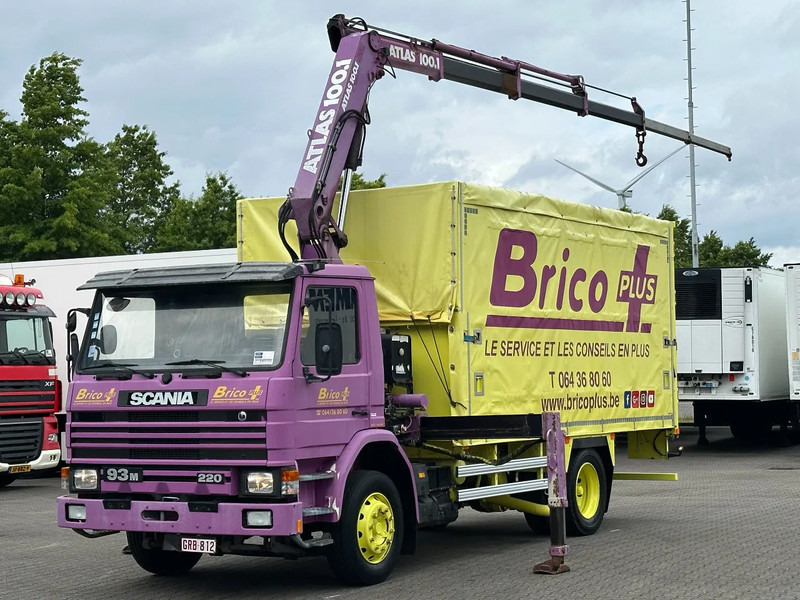 Scania 93M 220 4x2 Atlas 100.1 Crane / Manual / Euro 1 *TOP* - Camion grue: photos 1 Scania 93M 220 4x2 Atlas 100.1 Crane / Manual / Euro 1 *TOP* - Camion grue: photos 1