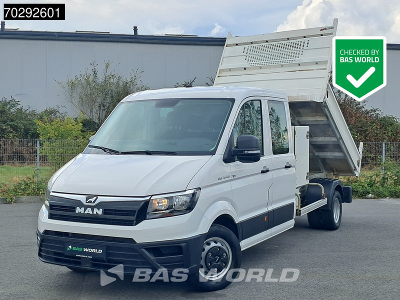 MAN TGE 5.120 Kipper Doppel Kabine 3,5t AHK Navi Klima Tempomat Kamera Euro6 Kieper Tipper Benne 2m3 A/C Towbar Cruise control - Utilitaire benne: photos 1 MAN TGE 5.120 Kipper Doppel Kabine 3,5t AHK Navi Klima Tempomat Kamera Euro6 Kieper Tipper Benne 2m3 A/C Towbar Cruise control - Utilitaire benne: photos 1