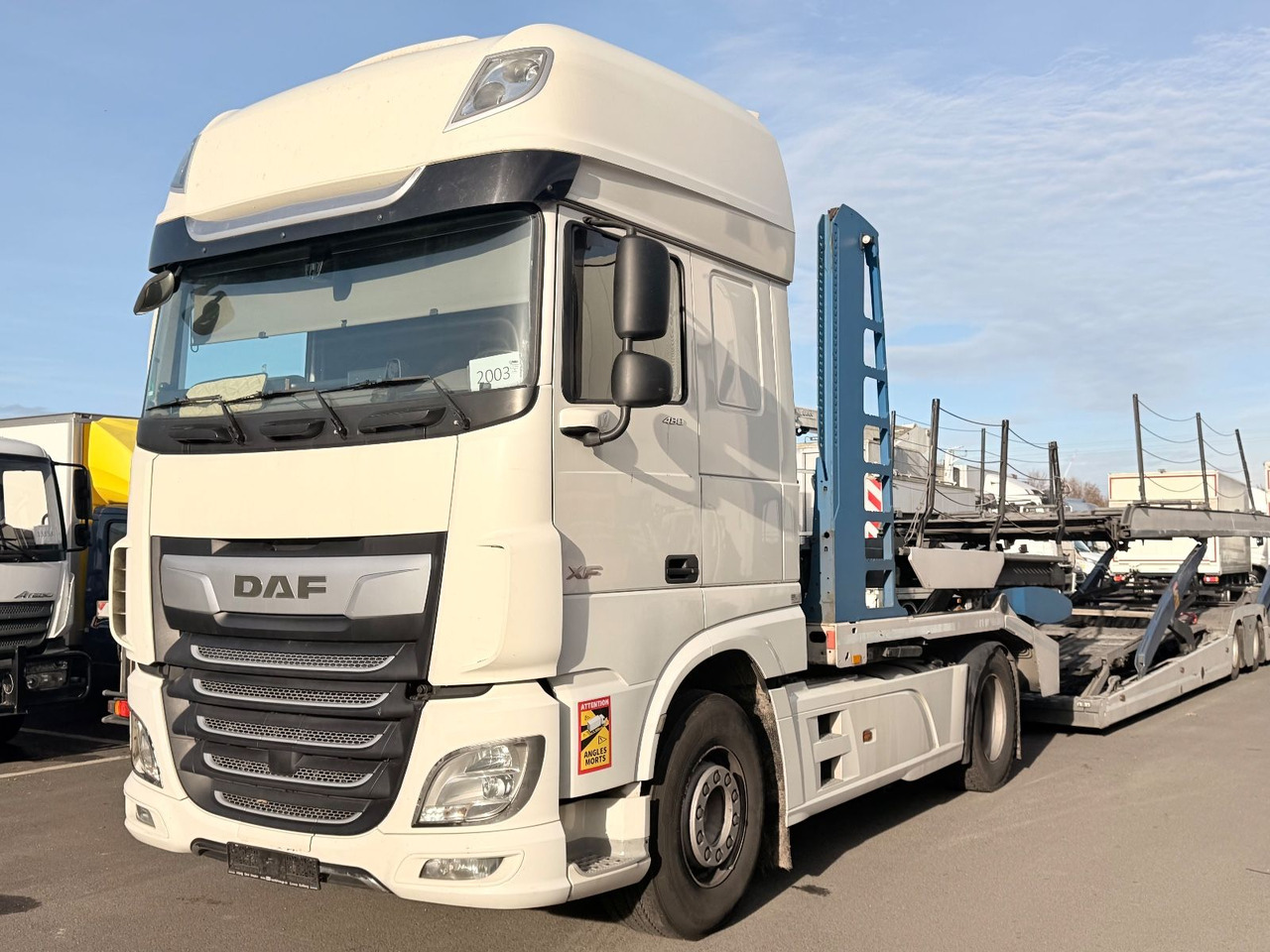 DAF XF 480 Retarder SSC + 2017 Eurolohr, VDI 2700 - Camion porte-voitures: photos 4 DAF XF 480 Retarder SSC + 2017 Eurolohr, VDI 2700 - Camion porte-voitures: photos 4