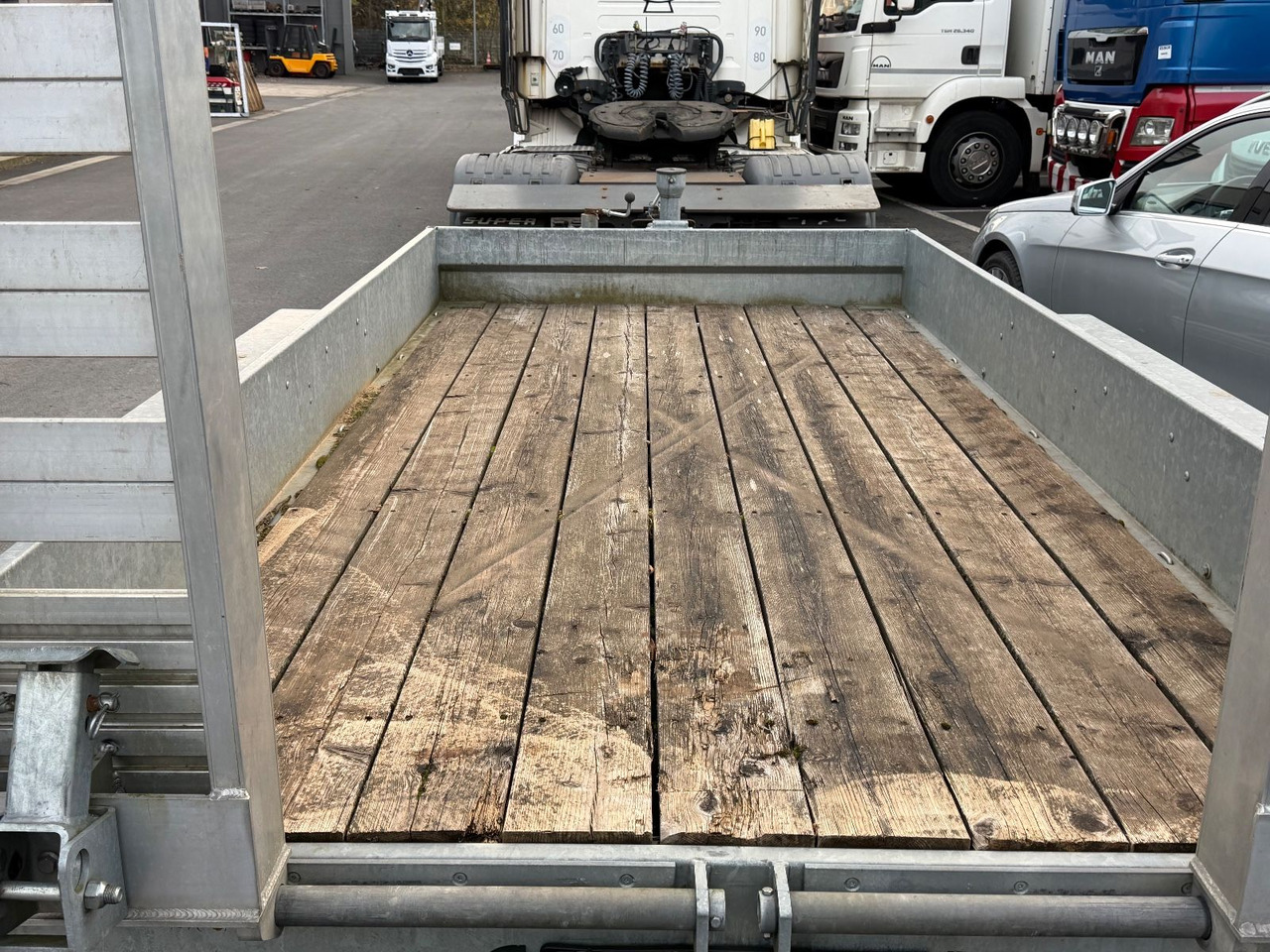 Humbaur Tandem-Tieflader HS 654020 TA-BS, Rampen, 4,9NL - Remorque porte-engin surbaissée: photos 4 Humbaur Tandem-Tieflader HS 654020 TA-BS, Rampen, 4,9NL - Remorque porte-engin surbaissée: photos 4