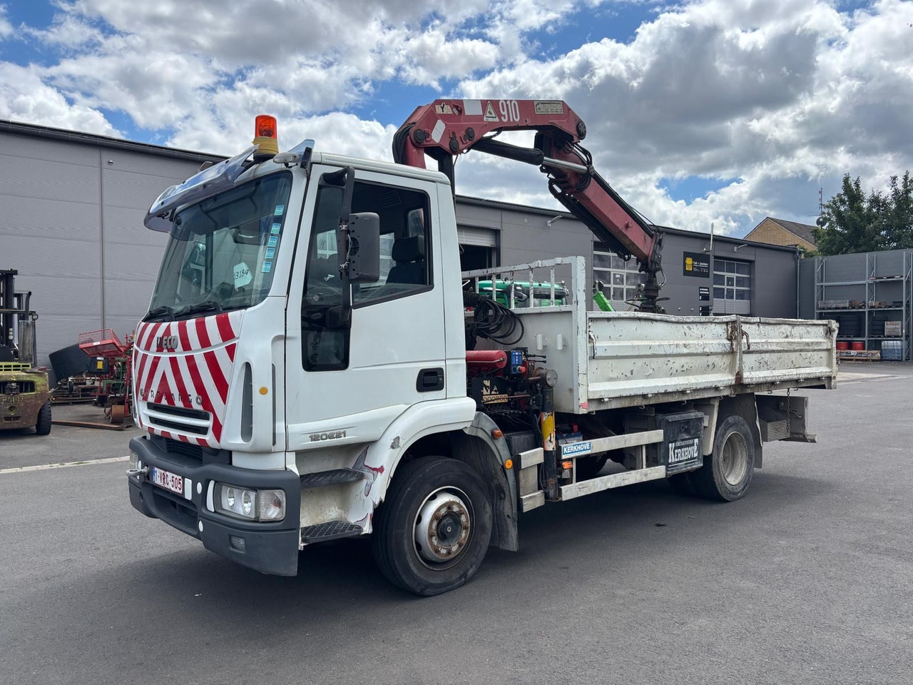 Iveco Eurocargo ML120E21 /Kipper/ Kran/ kein Brief! - Camion benne, Camion grue: photos 1 Iveco Eurocargo ML120E21 /Kipper/ Kran/ kein Brief! - Camion benne, Camion grue: photos 1