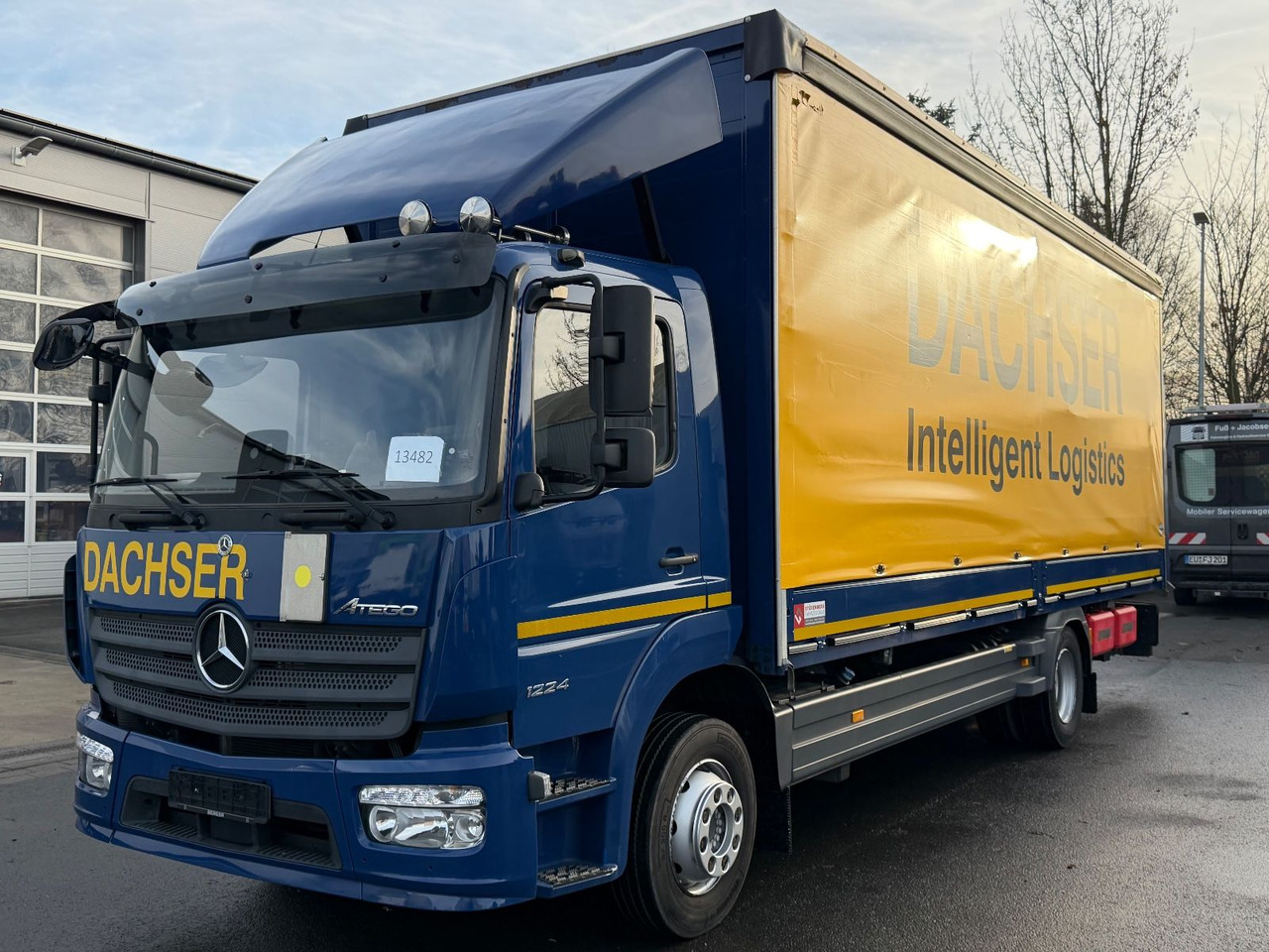 Mercedes-Benz Atego 1224 Edscha, Plane, Lbw, Ahk, Klima, Autom - Camion à rideaux coulissants: photos 2 Mercedes-Benz Atego 1224 Edscha, Plane, Lbw, Ahk, Klima, Autom - Camion à rideaux coulissants: photos 2