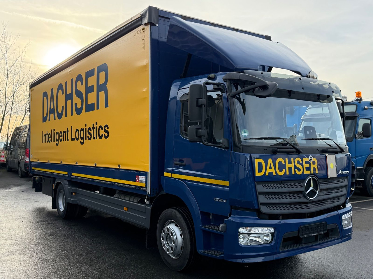 Mercedes-Benz Atego 1224 Edscha, Plane, Lbw, Ahk, Klima, Autom - Camion à rideaux coulissants: photos 1 Mercedes-Benz Atego 1224 Edscha, Plane, Lbw, Ahk, Klima, Autom - Camion à rideaux coulissants: photos 1