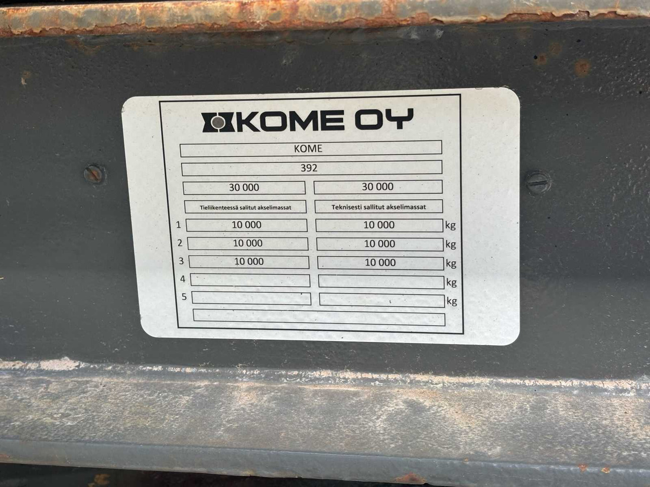 Remorque ampliroll/ Multibenne Hooklift trailer Kome: photos 6
