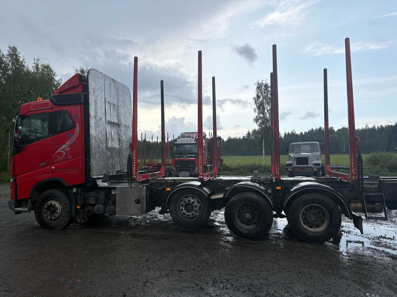 Timber truck Volvo FH16 750 16.1 - Camion grumier: photos 5 Timber truck Volvo FH16 750 16.1 - Camion grumier: photos 5