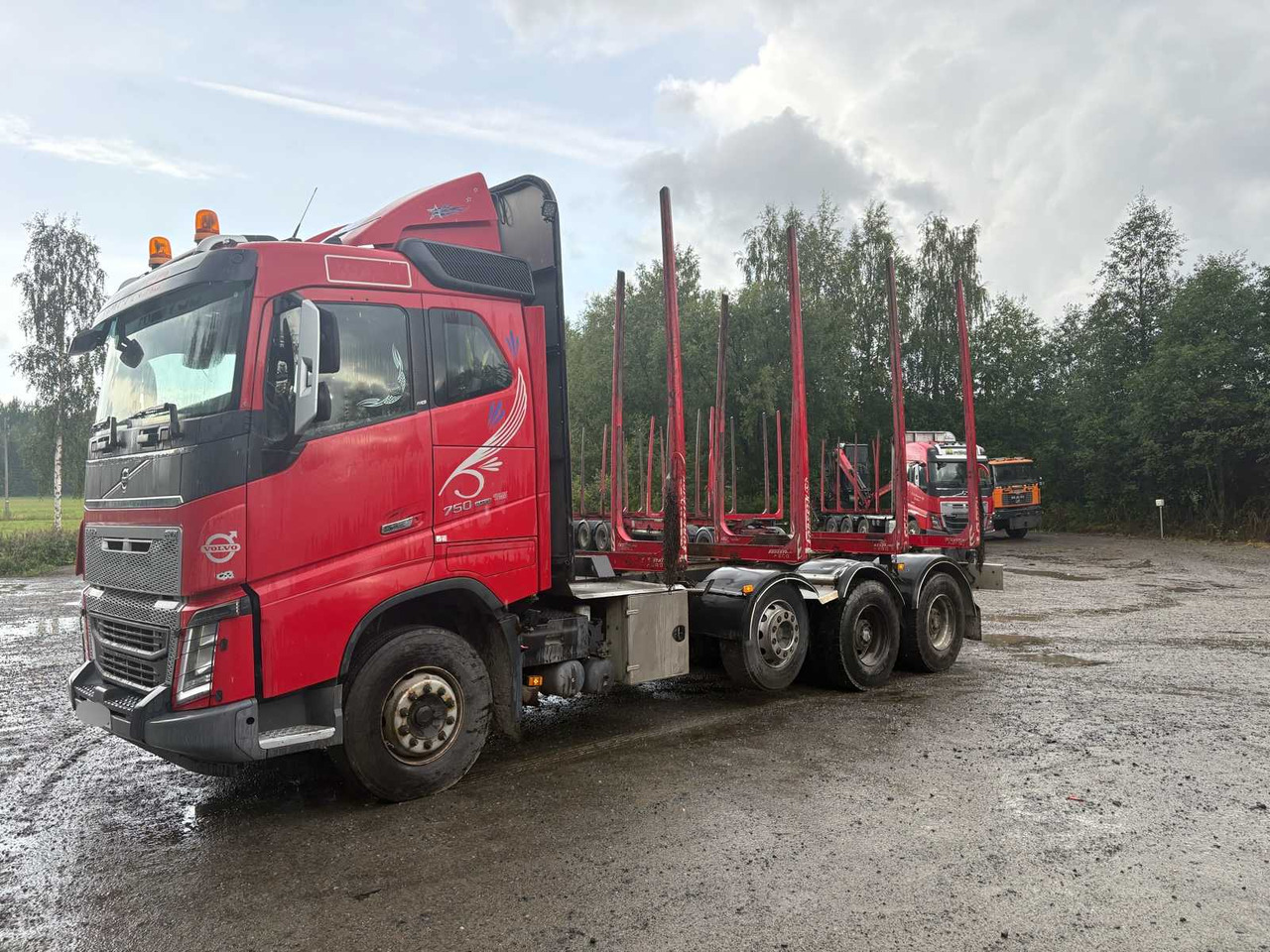 Timber truck Volvo FH16 750 16.1 - Camion grumier: photos 2 Timber truck Volvo FH16 750 16.1 - Camion grumier: photos 2