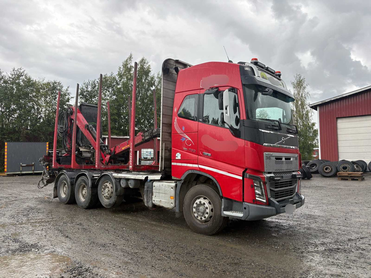 Timber truck Volvo FH16 750 16.1 Kesla with crane - Camion grumier, Camion grue: photos 2 Timber truck Volvo FH16 750 16.1 Kesla with crane - Camion grumier, Camion grue: photos 2