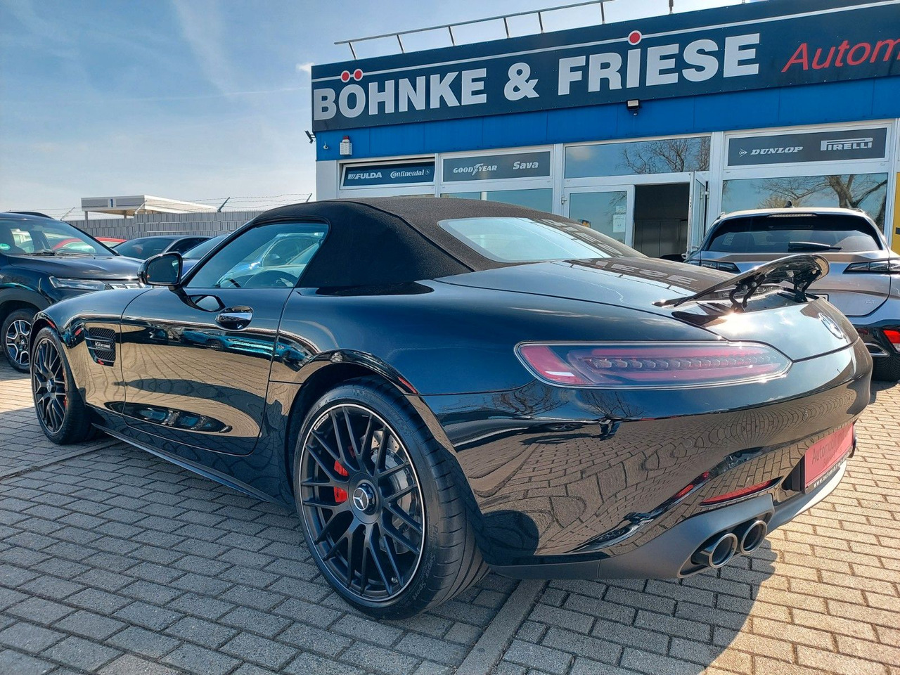 Cabriolet Mercedes-Benz AMG GT Roadster Nappa Burmester: photos 8