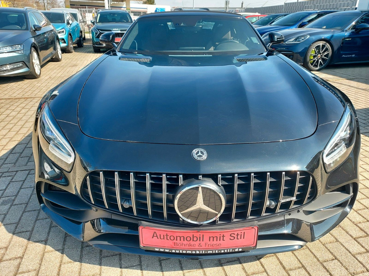 Cabriolet Mercedes-Benz AMG GT Roadster Nappa Burmester: photos 7