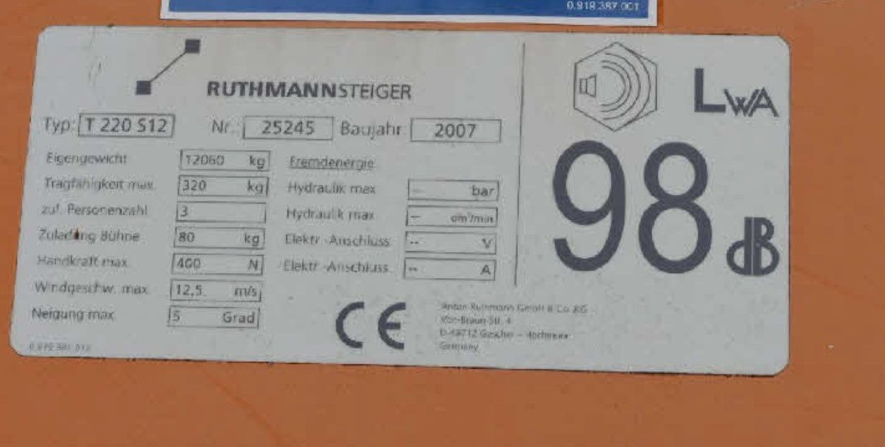Mercedes-Benz ATEGO 4X4 1324 Hub Steiger Ruthmann T220 - Camion avec nacelle: photos 3 Mercedes-Benz ATEGO 4X4 1324 Hub Steiger Ruthmann T220 - Camion avec nacelle: photos 3