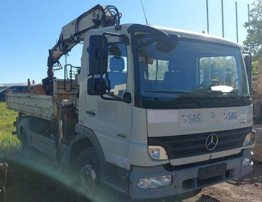 Mercedes-Benz Atego 2 4-Zyl. 4x2 918 4x2 KRAN TEREX 65.2 - Camion benne, Camion grue: photos 1 Mercedes-Benz Atego 2 4-Zyl. 4x2 918 4x2 KRAN TEREX 65.2 - Camion benne, Camion grue: photos 1