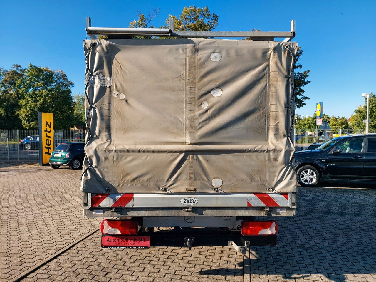 Mercedes-Benz Sprinter II Pritsche DoKa 516 4X4 Plane 6 Sitze - Utilitaire rideaux coulissants (PLSC), Utilitaire double cabine: photos 5 Mercedes-Benz Sprinter II Pritsche DoKa 516 4X4 Plane 6 Sitze - Utilitaire rideaux coulissants (PLSC), Utilitaire double cabine: photos 5