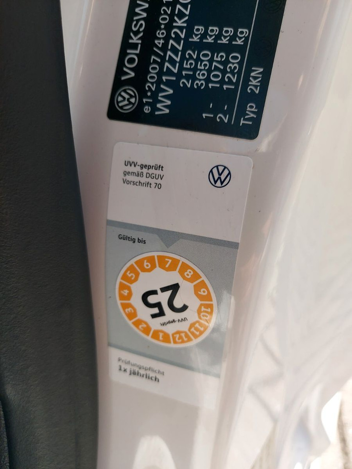 Transport de personnes Volkswagen Caddy Nfz Kasten Klima 2 Sitze Bluetooth: photos 26