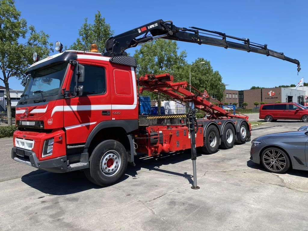 Volvo FMX 500 8X4 + HIAB 232 E-5 + CABLELIFT 28 TON + - Camion - système de câble, Camion grue: photos 1 Volvo FMX 500 8X4 + HIAB 232 E-5 + CABLELIFT 28 TON + - Camion - système de câble, Camion grue: photos 1
