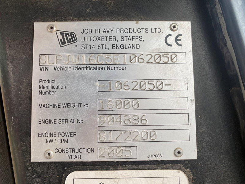 Pelle sur pneus JCB JS160W NVT: photos 7 Pelle sur pneus JCB JS160W NVT: photos 7