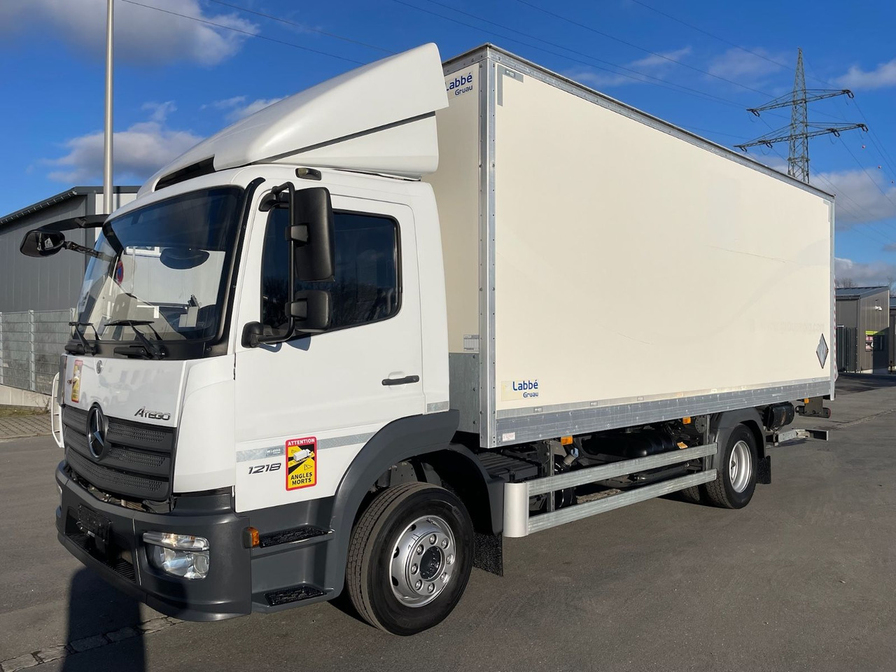 Mercedes-Benz Atego 1218 4x2 Koffer/FULL-ADR/EXIII/LBW/AC/EU6d - Camion fourgon: photos 3 Mercedes-Benz Atego 1218 4x2 Koffer/FULL-ADR/EXIII/LBW/AC/EU6d - Camion fourgon: photos 3