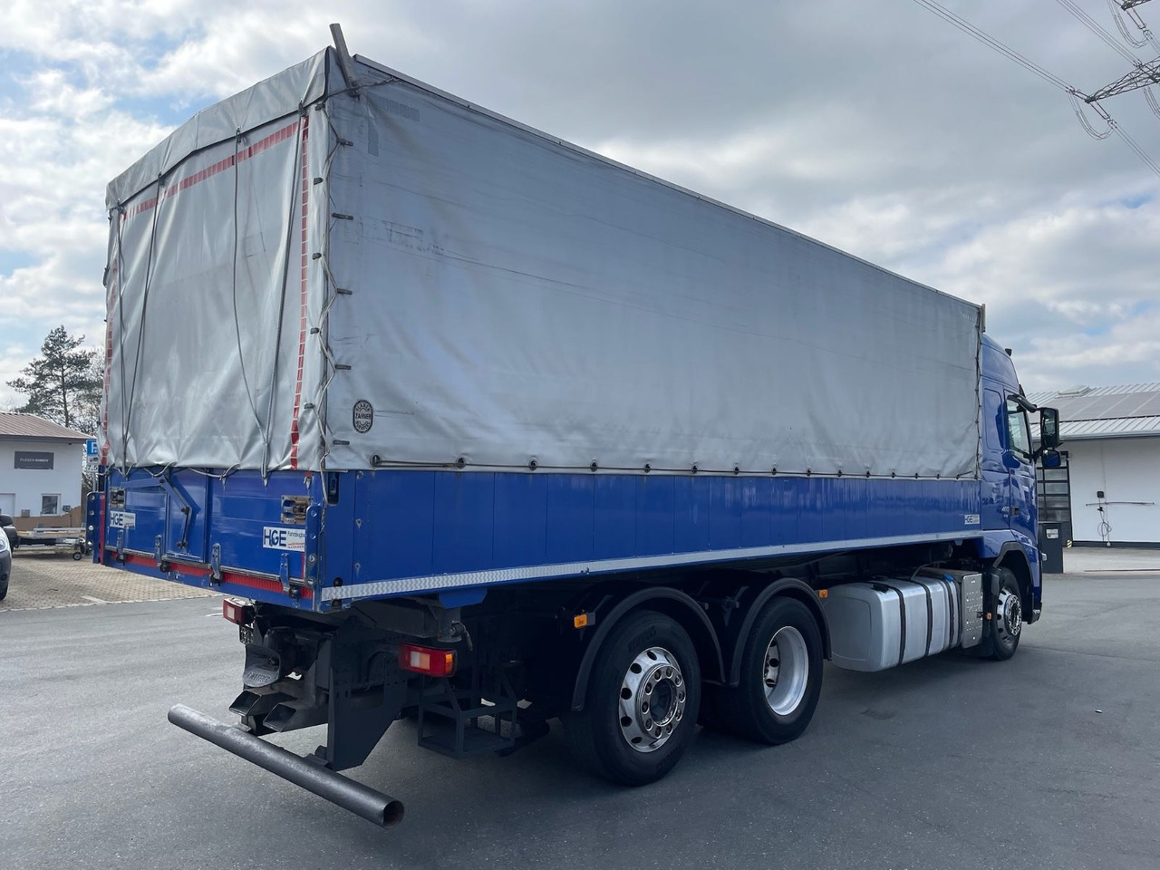 Camion à rideaux coulissants Volvo FH 460 EEV Dreiseiten-Getreidekipper/gel. NLA/AC: photos 7