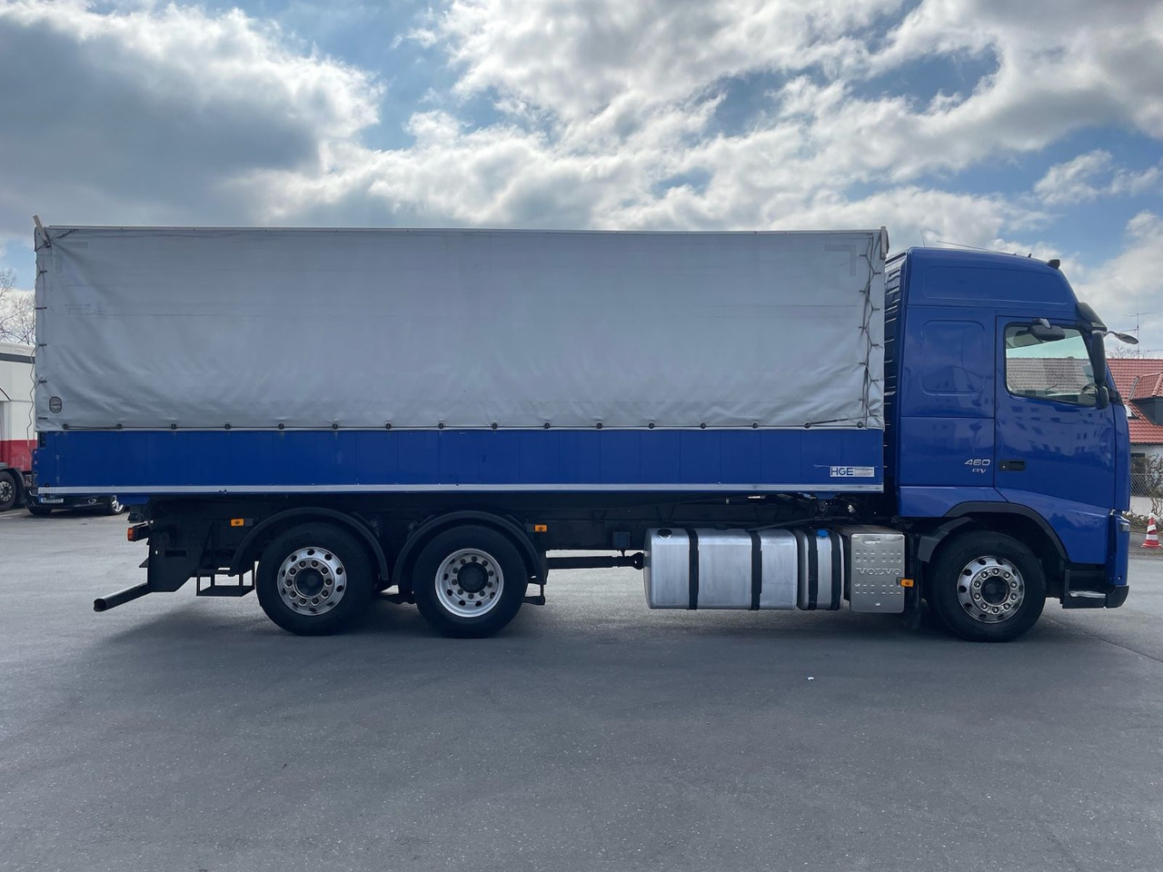 Camion à rideaux coulissants Volvo FH 460 EEV Dreiseiten-Getreidekipper/gel. NLA/AC: photos 8