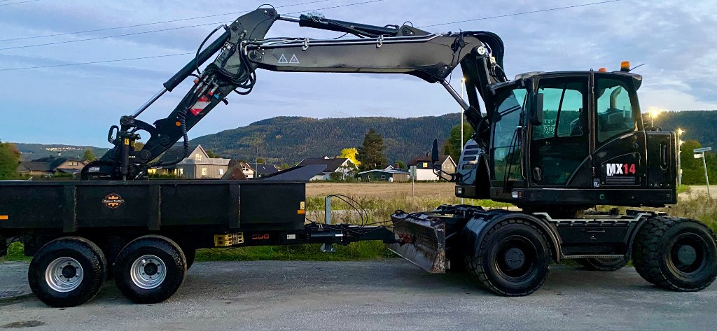 Pelle sur pneus Hydrema MX 14