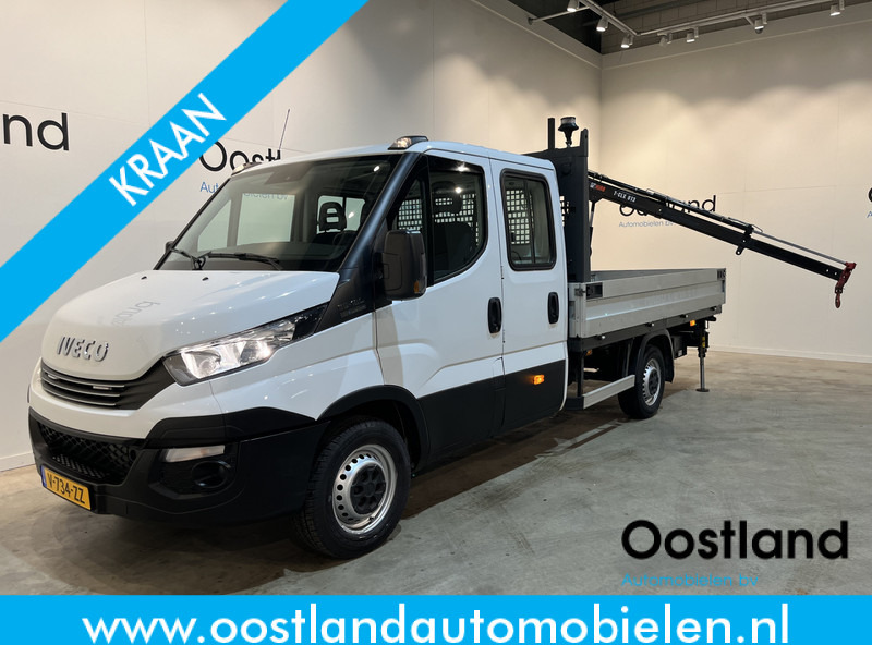 Iveco Daily 35S18D 3.0 375 Automaat Open Laadbak / Hiab Kraan / Euro 6 / Trekhaak 3500 KG / Airco / Camera / Navigatie / 3-Zits / 67.000 KM !! - Utilitaire plateau: photos 1 Iveco Daily 35S18D 3.0 375 Automaat Open Laadbak / Hiab Kraan / Euro 6 / Trekhaak 3500 KG / Airco / Camera / Navigatie / 3-Zits / 67.000 KM !! - Utilitaire plateau: photos 1