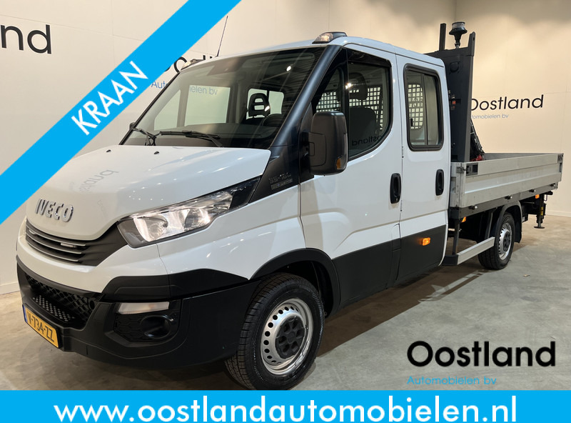 Iveco Daily 35S18D 3.0 375 Automaat Open Laadbak / Hiab Kraan / Euro 6 / Trekhaak 3500 KG / Airco / Camera / Navigatie / 3-Zits / 67.000 KM !! - Utilitaire plateau: photos 1 Iveco Daily 35S18D 3.0 375 Automaat Open Laadbak / Hiab Kraan / Euro 6 / Trekhaak 3500 KG / Airco / Camera / Navigatie / 3-Zits / 67.000 KM !! - Utilitaire plateau: photos 1