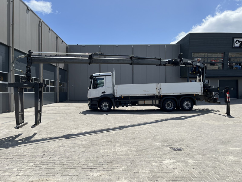 Mercedes-Benz ANTOS 2546 6X2 Bouwstoffenauto / Open laadbak vv KRAAN MKG HLK 221-3 met Palletklem - Camion plateau, Camion grue: photos 2 Mercedes-Benz ANTOS 2546 6X2 Bouwstoffenauto / Open laadbak vv KRAAN MKG HLK 221-3 met Palletklem - Camion plateau, Camion grue: photos 2