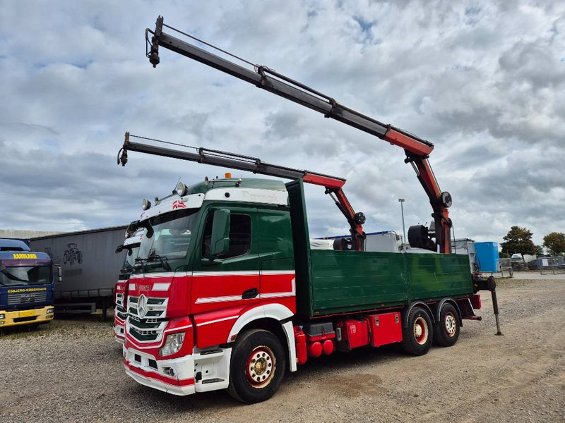 Mercedes-Benz Actros 2551/6x2 // Palfinger 16002 B // 2 x trucks - Camion grue: photos 4 Mercedes-Benz Actros 2551/6x2 // Palfinger 16002 B // 2 x trucks - Camion grue: photos 4