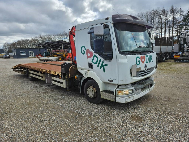 Renault Midlum 220 Machine/auto Transport and crane(2 stk) - Camion porte-voitures, Camion grue: photos 5 Renault Midlum 220 Machine/auto Transport and crane(2 stk) - Camion porte-voitures, Camion grue: photos 5