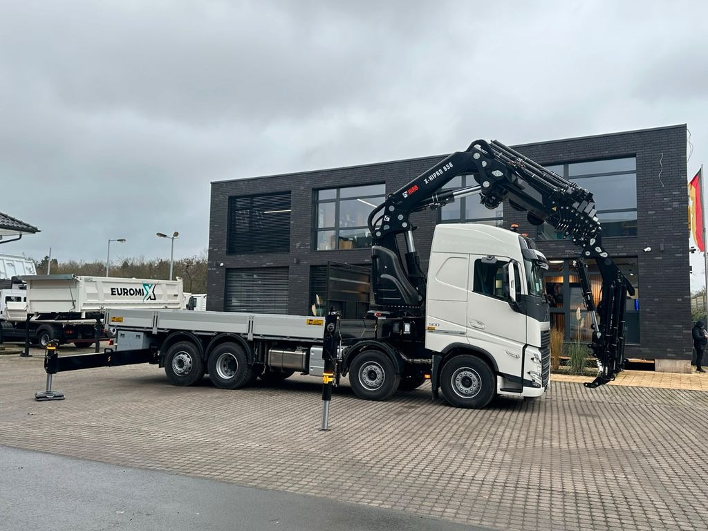 Volvo FH500 8X4 Kran HIAB X-HiPro858E-8 & Jib150x-6 - Camion grue, Camion plateau: photos 3 Volvo FH500 8X4 Kran HIAB X-HiPro858E-8 & Jib150x-6 - Camion grue, Camion plateau: photos 3
