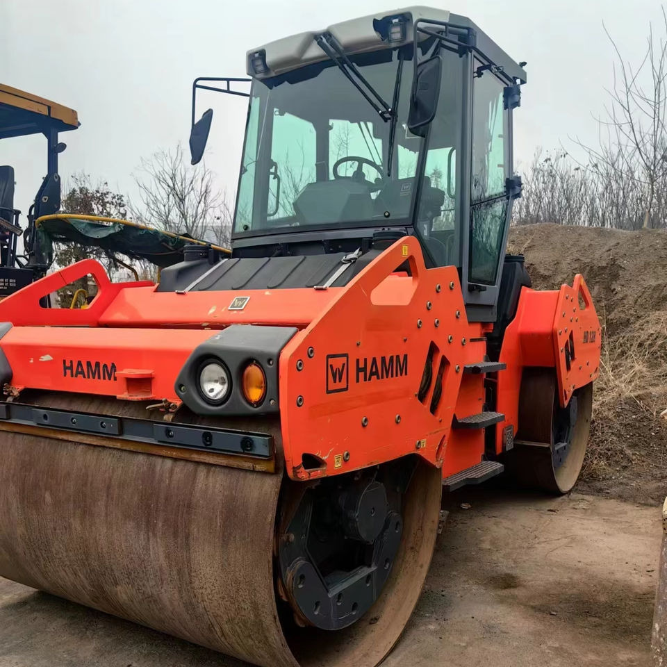 Rouleau compresseur 14 Ton Used HAMM Digital Hd128 Road Roller Imported USA Compactor Hamm Hd130 128 in Good Conditions