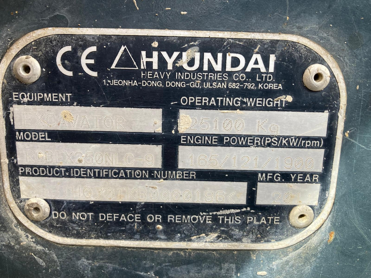 PELLE SUR CHENILLES HYUNDAI ROBEX 250 NLC-9 - Pelle sur chenille: photos 1 PELLE SUR CHENILLES HYUNDAI ROBEX 250 NLC-9 - Pelle sur chenille: photos 1