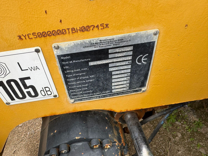 Chariot télescopique Caterpillar TH360: photos 14 Chariot télescopique Caterpillar TH360: photos 14