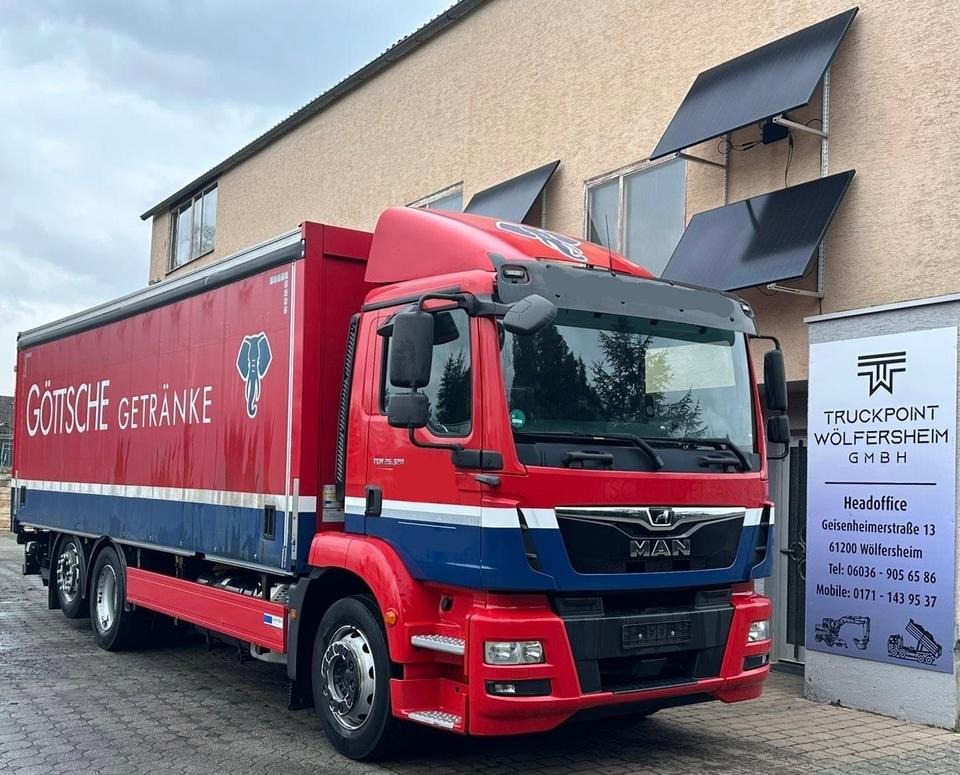 MAN TGM 26.340 L/LBW/2xAHK/LENKACHSE/18 PAL/2instock - Camion fourgon: photos 1 MAN TGM 26.340 L/LBW/2xAHK/LENKACHSE/18 PAL/2instock - Camion fourgon: photos 1