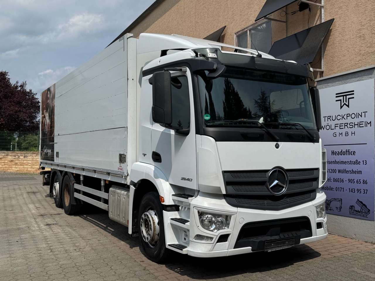 Mercedes-Benz 2540/LBW/2xAHK/Lenk-Lift/Kamera/4inStock - Camion pour le transport de boissons: photos 1 Mercedes-Benz 2540/LBW/2xAHK/Lenk-Lift/Kamera/4inStock - Camion pour le transport de boissons: photos 1