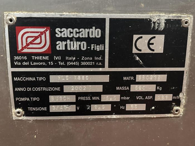 SACCARDO ARTURO E FIGLI LSX880 - Équipement de garage: photos 5 SACCARDO ARTURO E FIGLI LSX880 - Équipement de garage: photos 5