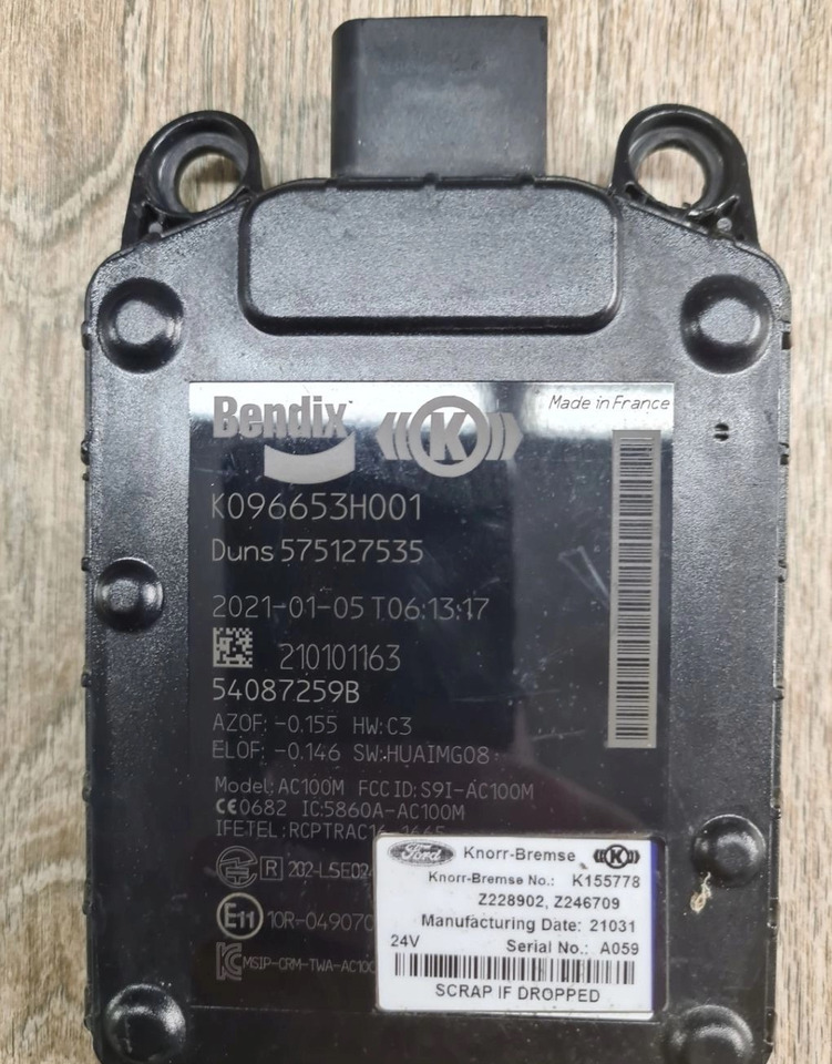 FORD F-MAX KNORR-BREMSE K096653H001 575127535 210101163 54087259C K155778 Z228902 Z246709 - Capteur: photos 5 FORD F-MAX KNORR-BREMSE K096653H001 575127535 210101163 54087259C K155778 Z228902 Z246709 - Capteur: photos 5