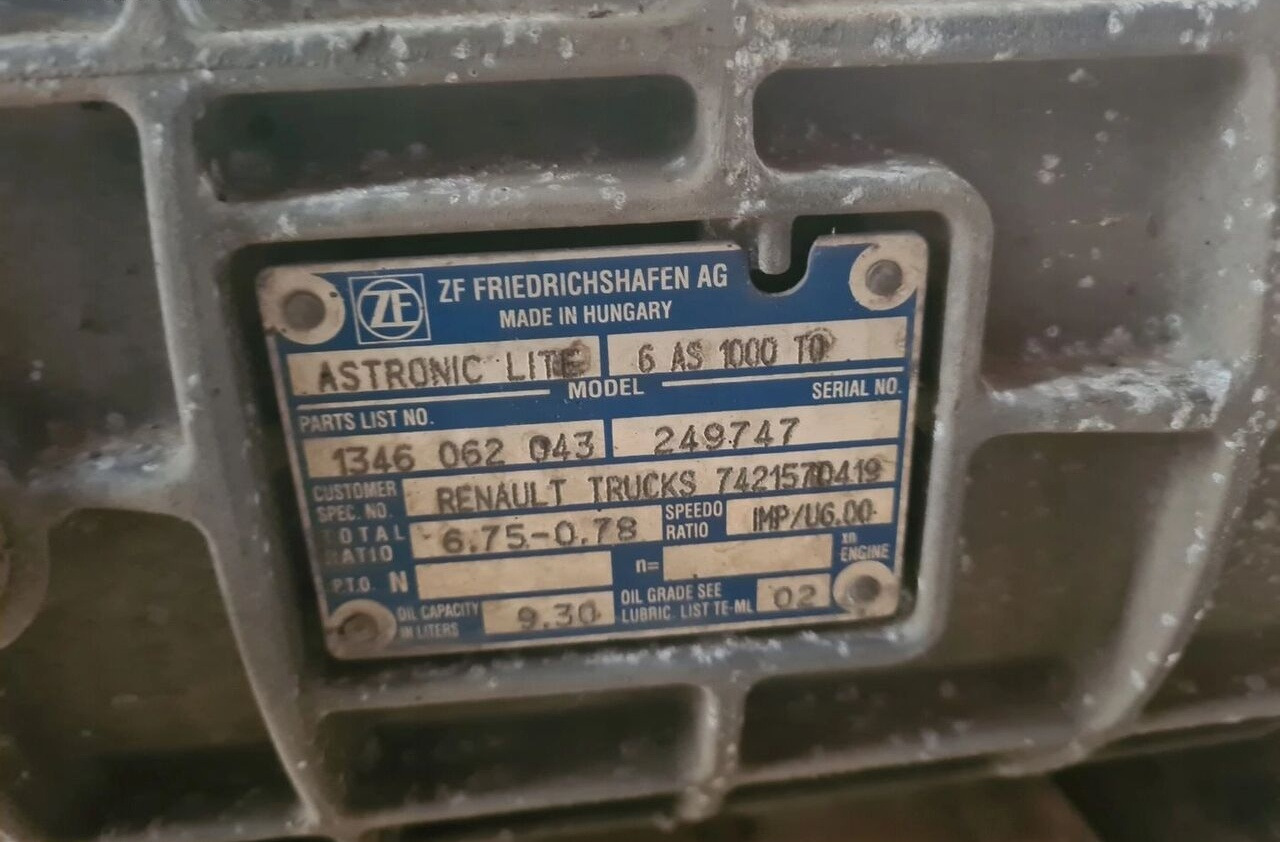 SPRZEDAM SKRZYNIĘ BIEGÓW ASTRONIC LITE AUTOMAT. 6 AS 1000 TO - Boîte de vitesse pour Camion: photos 3 SPRZEDAM SKRZYNIĘ BIEGÓW ASTRONIC LITE AUTOMAT. 6 AS 1000 TO - Boîte de vitesse pour Camion: photos 3