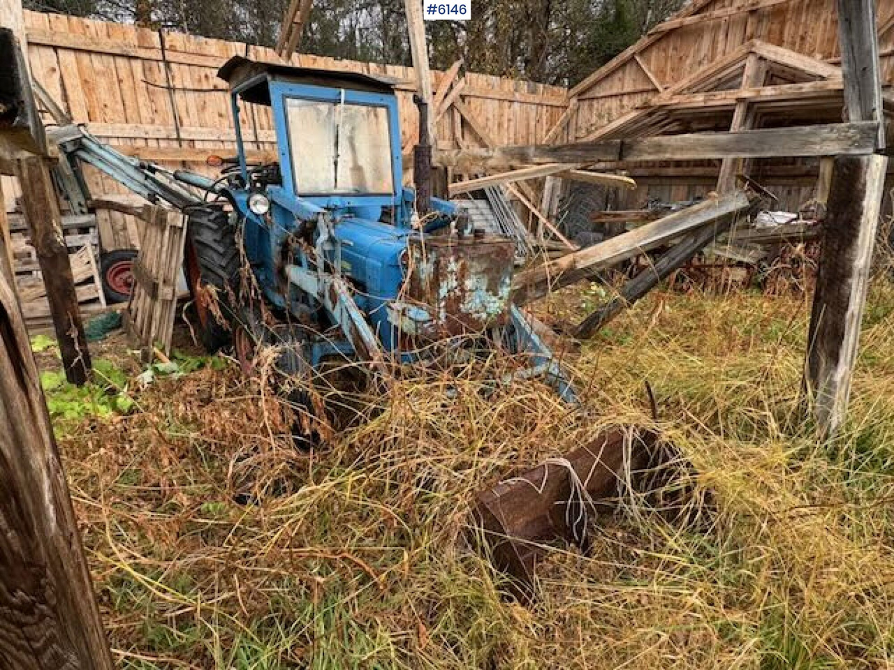 1962 Fordson Dexta with Hamjern backhoe attachment - Tracteur agricole: photos 4 1962 Fordson Dexta with Hamjern backhoe attachment - Tracteur agricole: photos 4