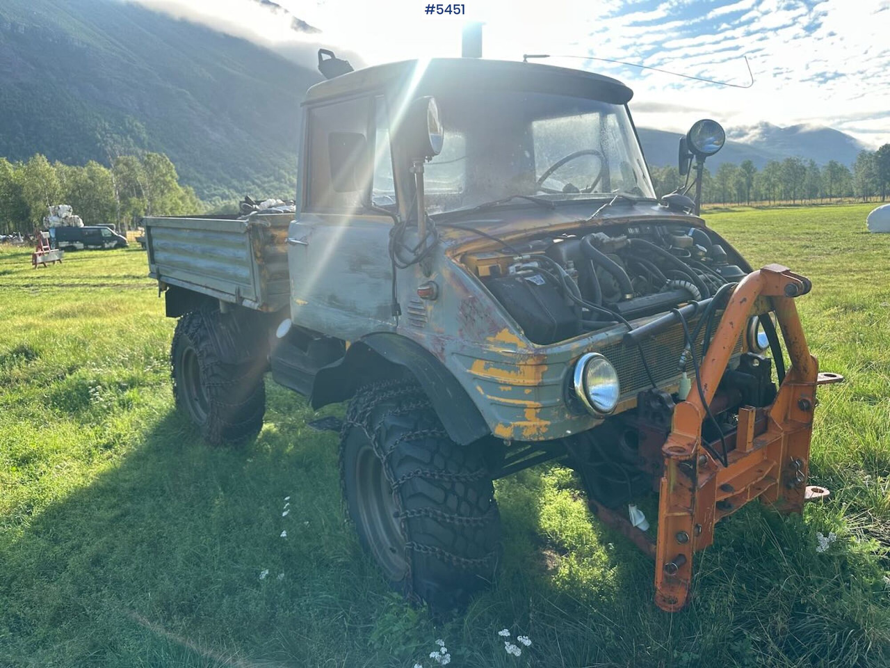 1967 Mercedes-Benz Unimog 406 - Camion plateau: photos 1 1967 Mercedes-Benz Unimog 406 - Camion plateau: photos 1