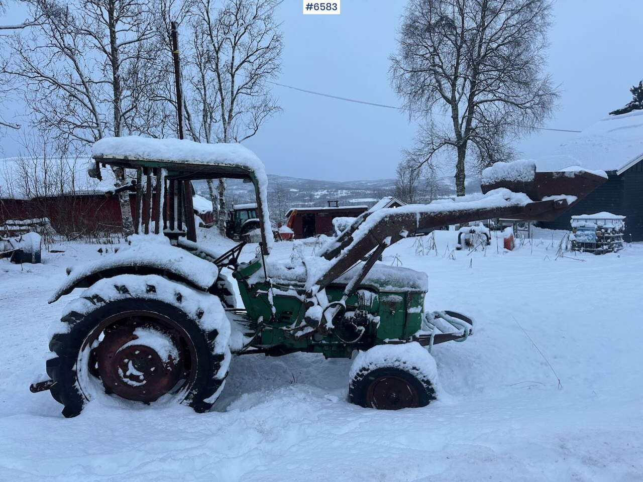 1969 Deutz D5005 tractor w/ front loader. Rep. object. - Tracteur agricole: photos 2 1969 Deutz D5005 tractor w/ front loader. Rep. object. - Tracteur agricole: photos 2