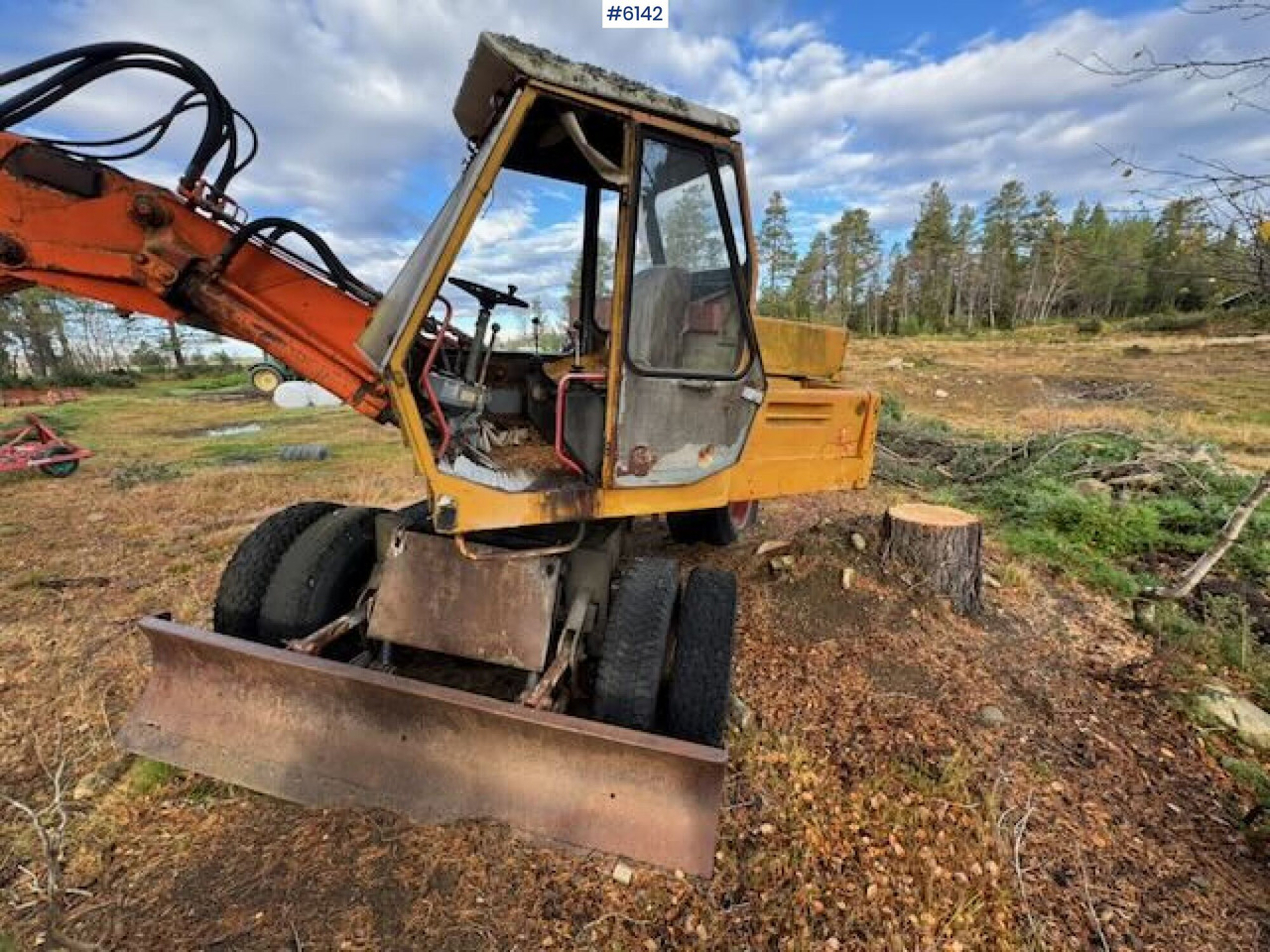 1975 Atlas wheeled excavator. Repair project - Chargeuse sur pneus: photos 3 1975 Atlas wheeled excavator. Repair project - Chargeuse sur pneus: photos 3