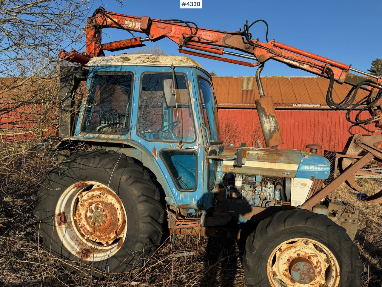 1981 Ford 6610 m/ FMV tømmerkran og tvillinghjul - Tracteur agricole: photos 1 1981 Ford 6610 m/ FMV tømmerkran og tvillinghjul - Tracteur agricole: photos 1